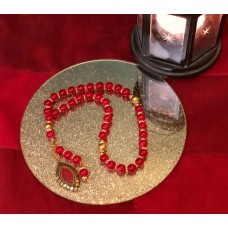 Red Agate 33 Beads Islamic Prayer Tasbih